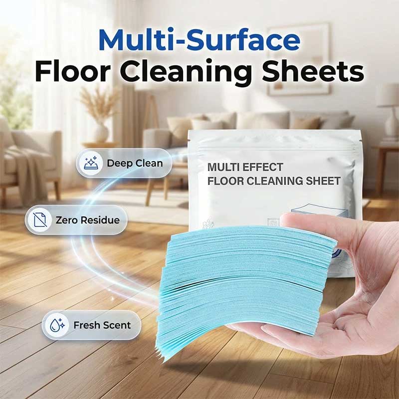 Novveo™ Water-Soluble Floor Cleaning Sheets — Deep Clean, Zero Mess
