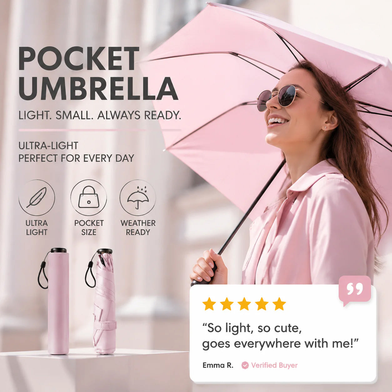 Novveo™🔥Buy more Save more🎁Ultra-Lightweight Compact All-Weather Umbrella