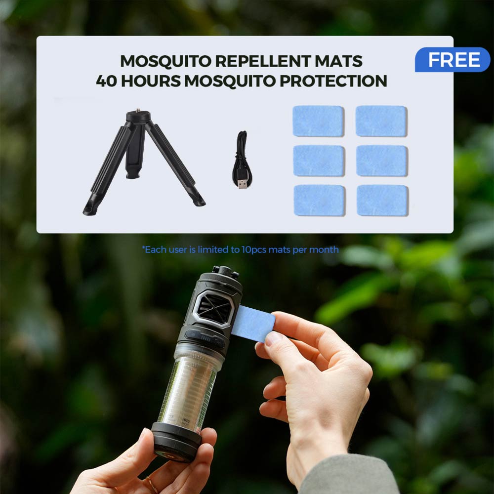 💡Last Day Only – 70% OFF! Novveo™ 2-in-1 Portable Mosquito Repeller & Camping Lantern