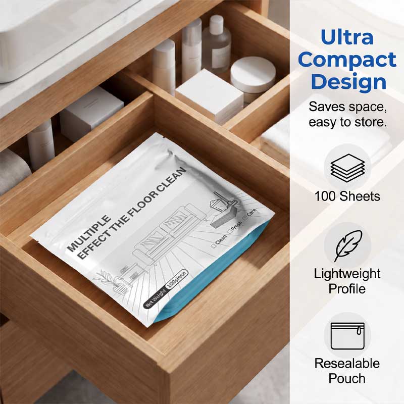 Novveo™ Water-Soluble Floor Cleaning Sheets — Deep Clean, Zero Mess