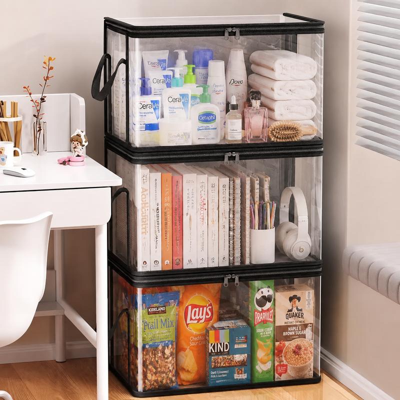 ⏳LAST DAY BUY 3 GET 2 FREE!!💕Novveo™ Transparent Storage Bag – Large, Dust & Moisture-Proof with Handle✨ (Copy)