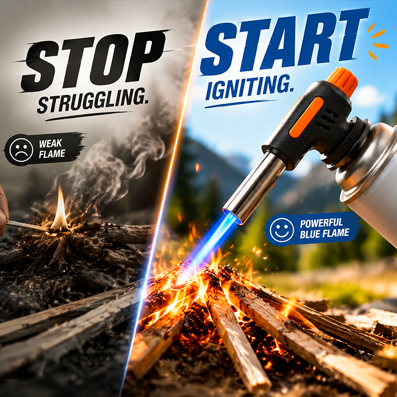 🔥LAST DAY SALE - 50% OFF🔥Portable Multi-Function Butane Torch 🌍