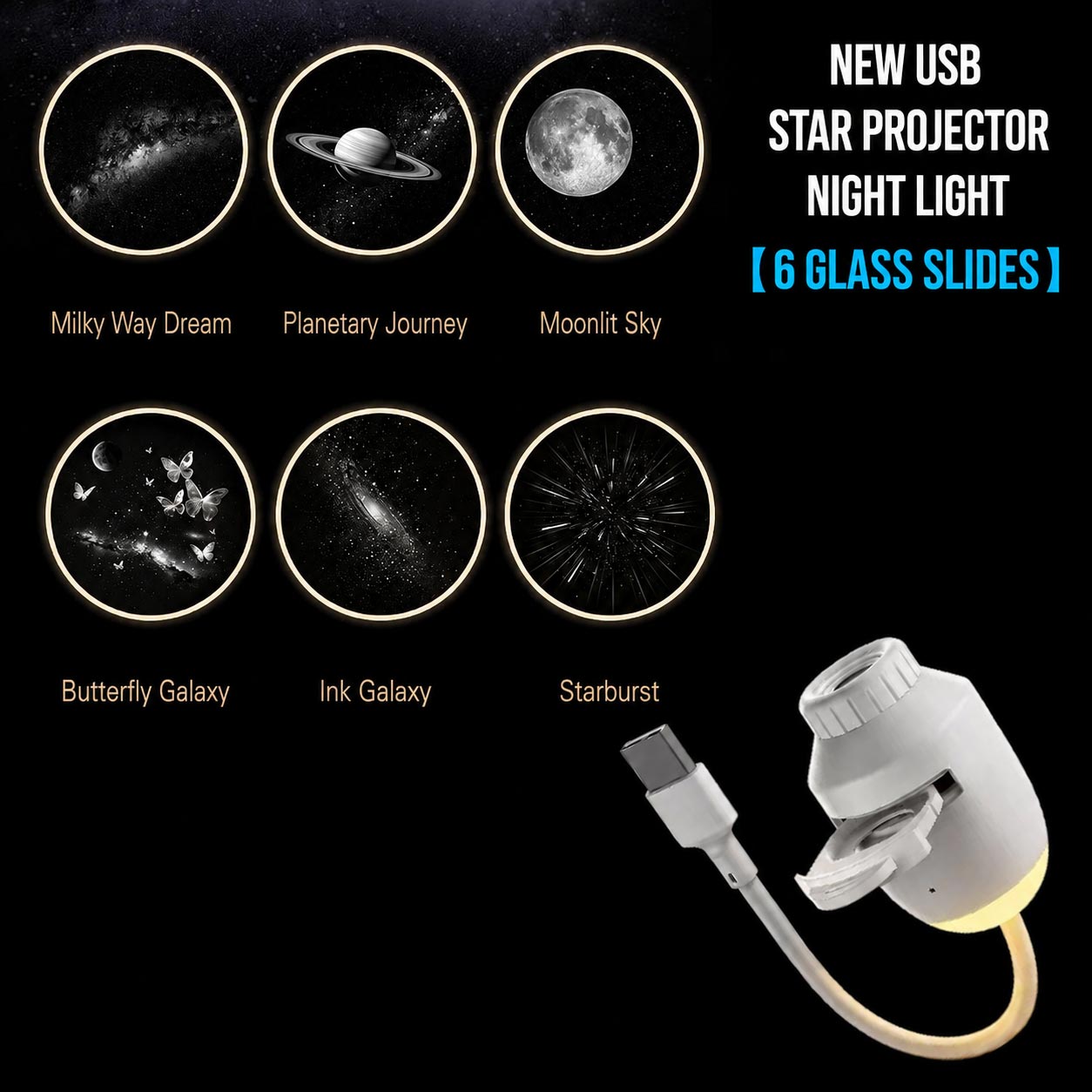 Novveo™✨Plug-and-Play HD Star Projector🥳50,000+ Happy Users