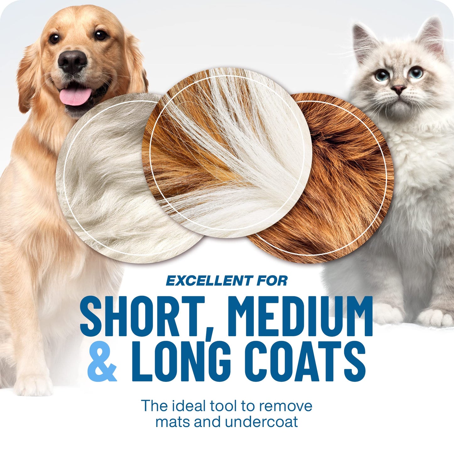 🏆 Professional Deshedding Tool For Dogs And Cats – Gentle On Skin, Efficient Grooming & Comfortable Grip Design ✂️