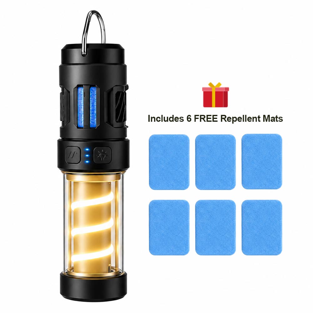 💡Last Day Only – 70% OFF! Novveo™ 2-in-1 Portable Mosquito Repeller & Camping Lantern