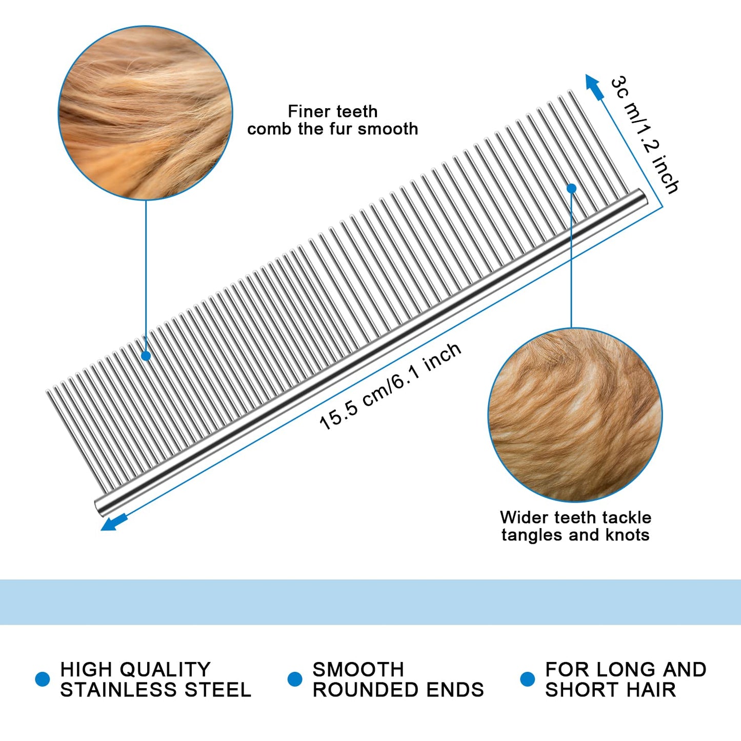 🏆 Professional Deshedding Tool For Dogs And Cats – Gentle On Skin, Efficient Grooming & Comfortable Grip Design ✂️