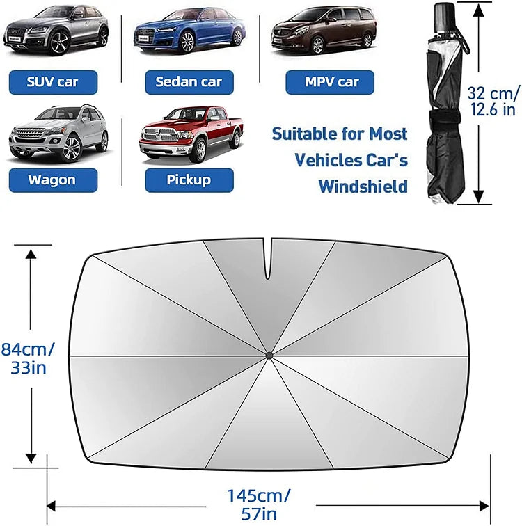 🔥Keep Your Car Cool: 2026 Upgraded Sun Shade Umbrella (50% OFF)