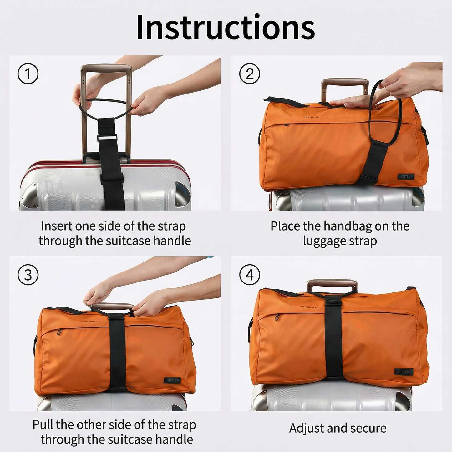 🔥LIMITED TIME 50% OFF ⚡Novveo™ 3-in-1 Travel Strap for Moving & Camping