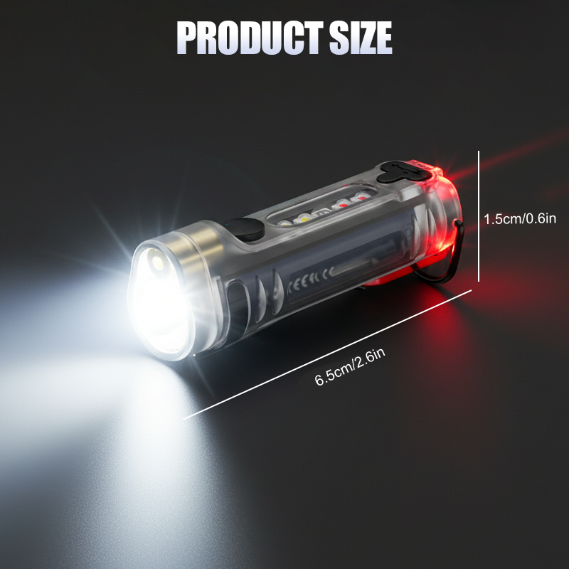 Novveo™ 🔥Multi-Functional Rechargeable Mini Keychain Flashlight