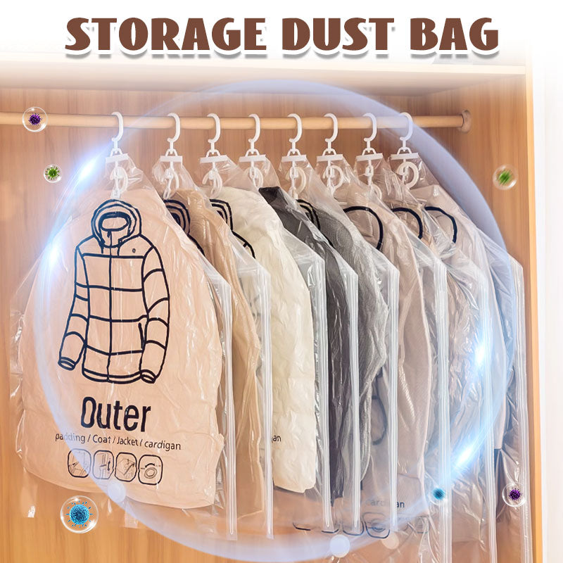 Novveo™🧥 Hanging Vacuum Storage Bags – Waterproof, Dustproof & Space-Saving🔥