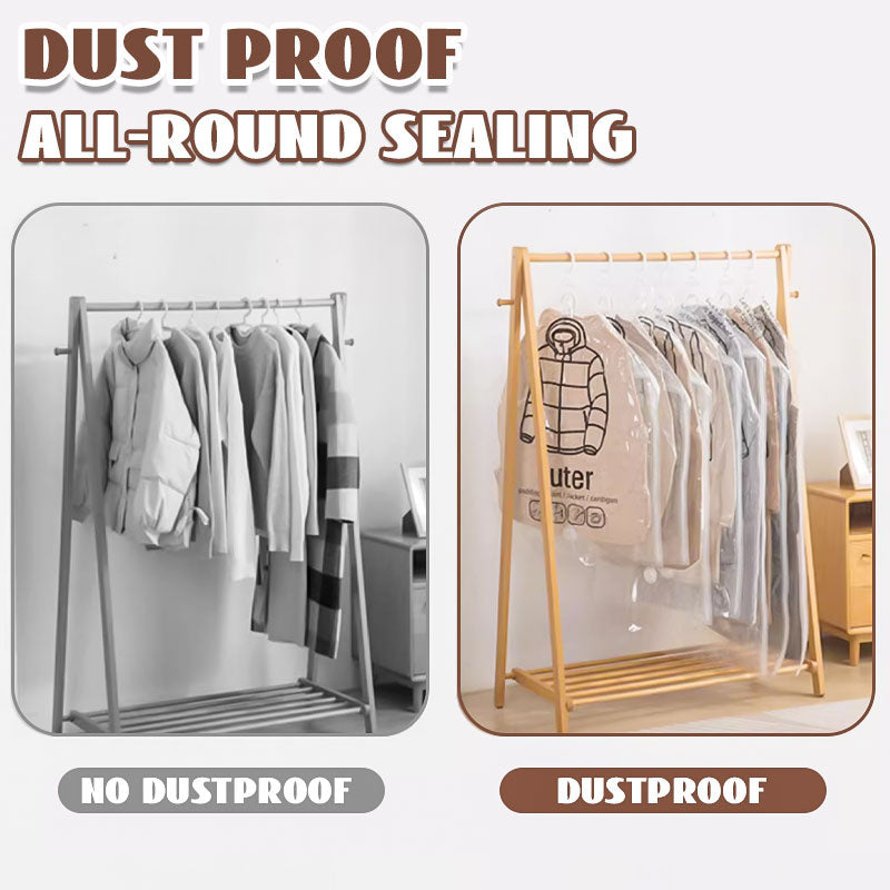 Novveo™🧥 Hanging Vacuum Storage Bags – Waterproof, Dustproof & Space-Saving🔥