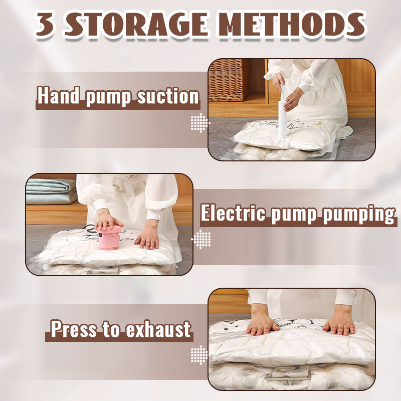 Novveo™🧥 Hanging Vacuum Storage Bags – Waterproof, Dustproof & Space-Saving🔥
