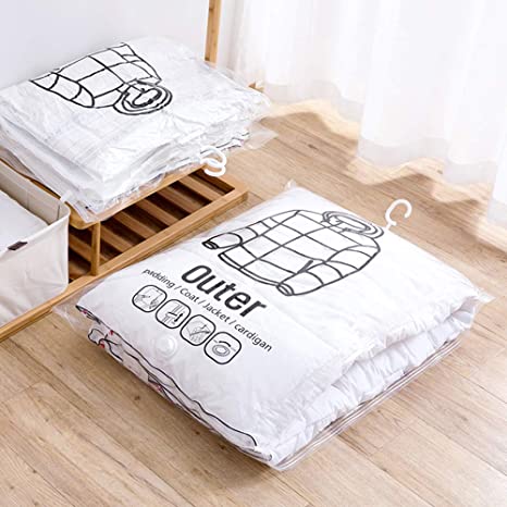 Novveo™🧥 Hanging Vacuum Storage Bags – Waterproof, Dustproof & Space-Saving🔥