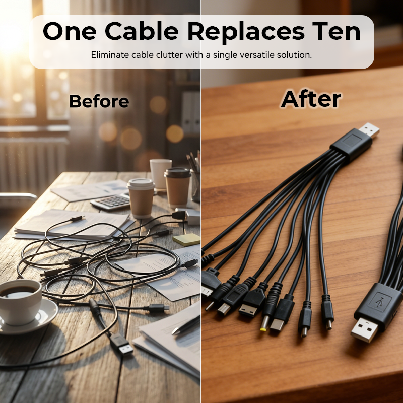 Novveo™ 10-in-1-Universal-USB-Ladekabel