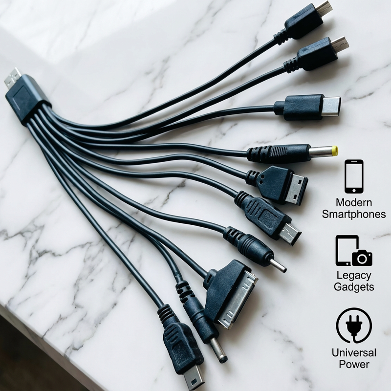 Novveo™ 10-in-1-Universal-USB-Ladekabel
