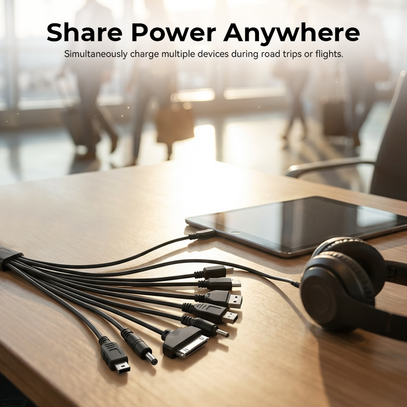 Novveo™ 10-in-1-Universal-USB-Ladekabel