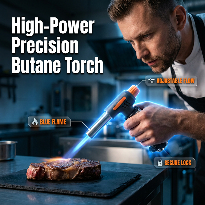 🔥LAST DAY SALE - 50% OFF🔥Portable Multi-Function Butane Torch 🌍