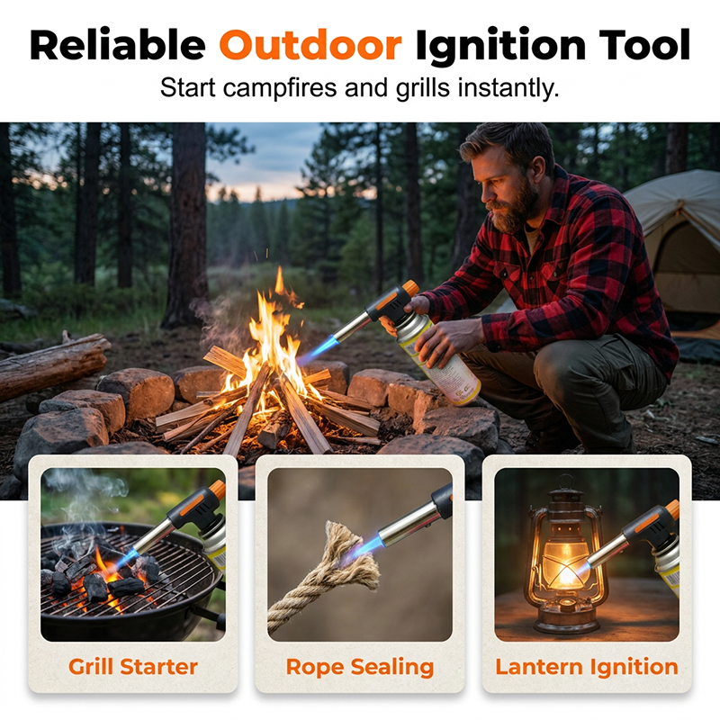 🔥LAST DAY SALE - 50% OFF🔥Portable Multi-Function Butane Torch 🌍