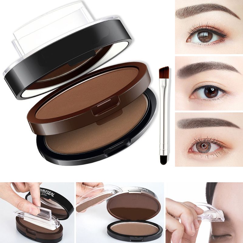 Novveo™ Instant Adjustable Brow Stamp with Dual-Shade Brow Pow