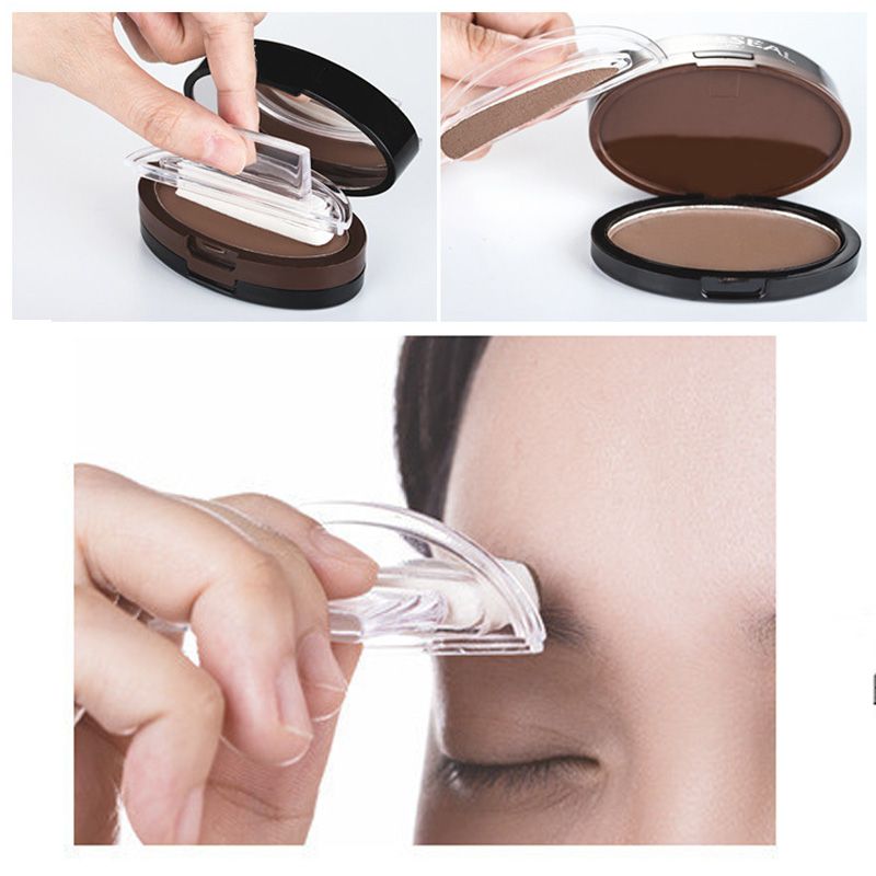 Novveo™ Instant Adjustable Brow Stamp with Dual-Shade Brow Pow