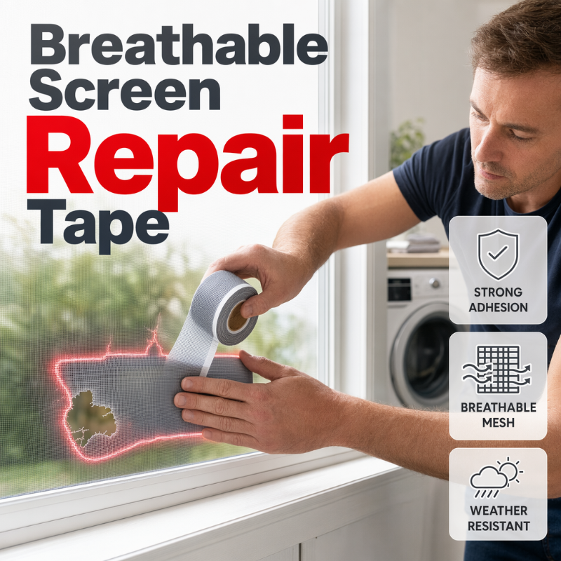 🔥Heavy-Duty Mesh Repair Tape – Fix Screens & Cages in Seconds!