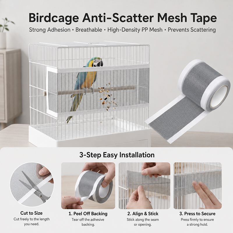 🔥Heavy-Duty Mesh Repair Tape – Fix Screens & Cages in Seconds!