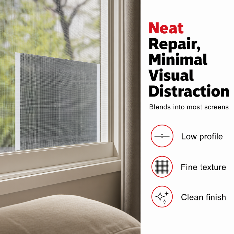 🔥Heavy-Duty Mesh Repair Tape – Fix Screens & Cages in Seconds!