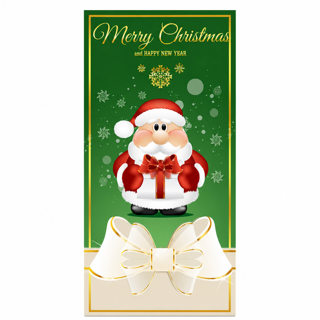 🎄🚪50% KORTING! Weg met fladderende, verkreukelde kerstbanner! Deze luxe deurhoes van dik polyester geeft je voordeur direct prachtige kerstlook!